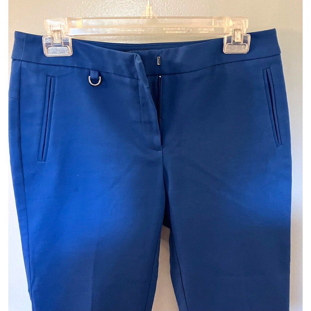 Adrianna Papell Womens Blue Capri Pants with stretch  Size 4 NWOT - Picture 2 of 5